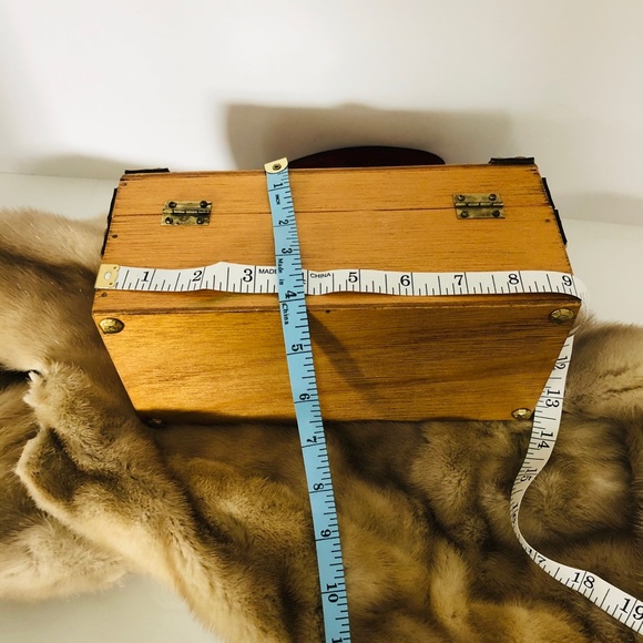 MR. R Vintage Made in Japan 1970's Wood  BOHO - Picture 7 of 7